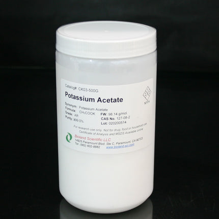 Potassium Acetate (AR Grade, 500 g)