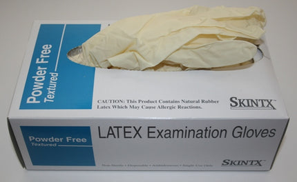 Latex Examination Gloves, 4.5mil, Medium, Powder-Free (1,000/case)