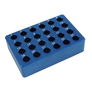 24-Well Metal Rack for 1.5ml Centrifuge Tubes (1 Count)