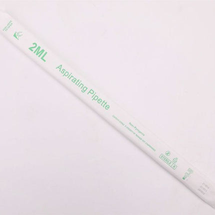 2ml Aspirating Pipets, Sterile, Individually Wrapped (800 Count)