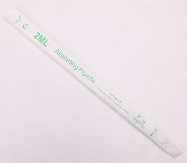 2ml Aspirating Pipets, Sterile, Individually Wrapped (800 Count)