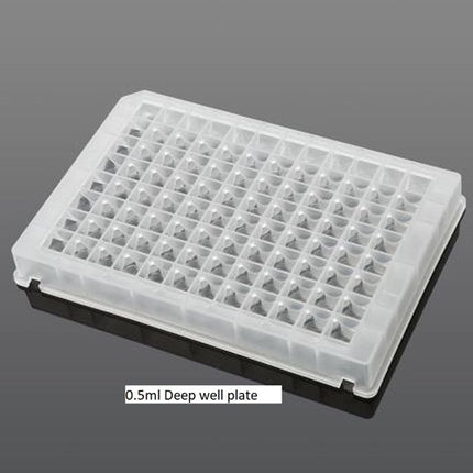 0.5ml 96-Well Deep Well Plate, Sterile (50 Count)
