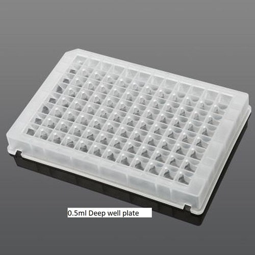 0.5ml 96-Well Deep Well Plate, Sterile (50 Count)
