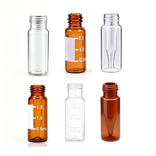 9-425, 2ml Amber Autosampler Vial, Screw top, Write-on spot, 100/pk
