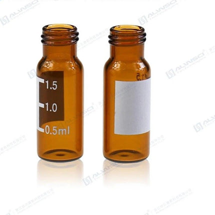 9-425, 2ml Amber Autosampler Vial, Screw top, Write-on spot, 100/pk