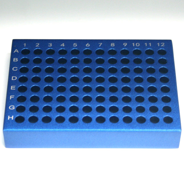 96-Well Metal Cooler for PCR Tube/Plate w/ Silicon Base (1 Count)