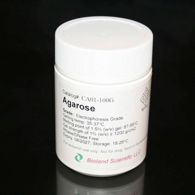 Agarose (For Molecular Biology, Low EEO, 100 g)