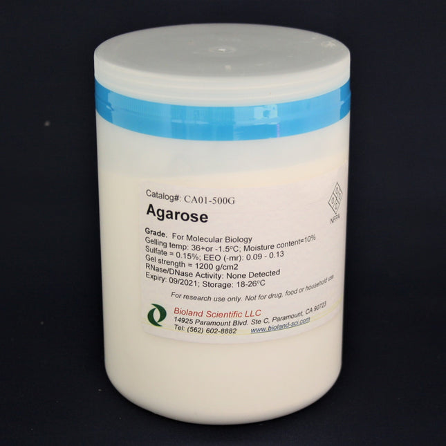 Agarose (For molecular biology, Low EEO, 500 g)