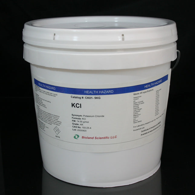 Potassium Chloride (KCl, AR Grade, 5 kg)