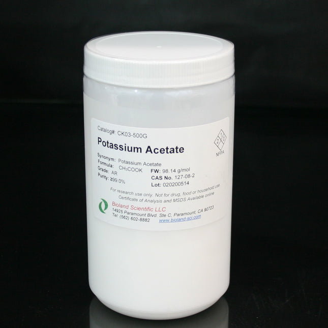 Potassium Acetate (AR Grade, 500 g)