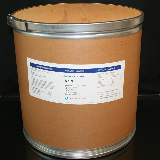 Sodium Chloride (NaCl, AR Grade, 25 kg)