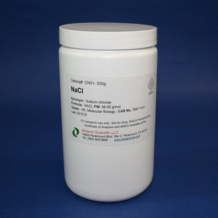 Sodium Chloride (NaCl, AR Grade, 500 g)
