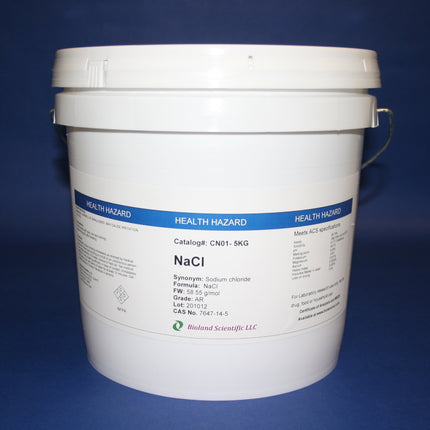 Sodium Chloride (NaCl, AR Grade, 5 kg)