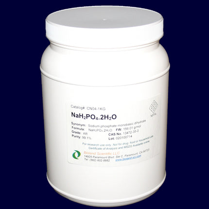 Sodium Phosphate Monobasic dihydrate (NaH2PO4.2H2O, 1 kg)