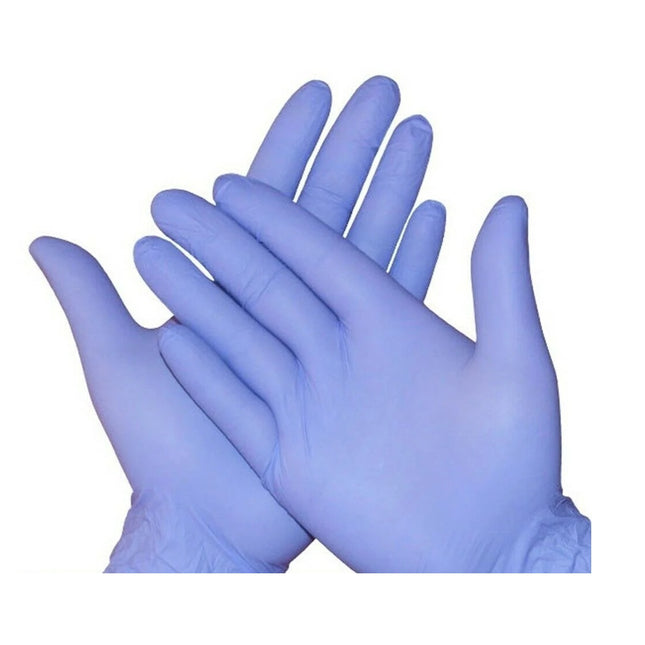 Blue Nitrile Exam Gloves, Powder-Free, 3.5 Mil (10 Boxes of 100 Count, 1000 Total)
