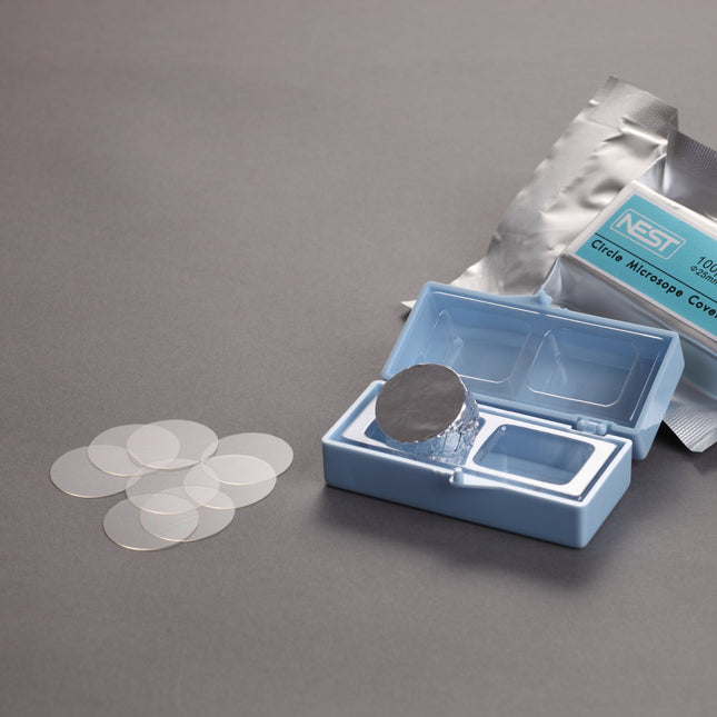 Cover Glass, 25mm diameter, for 6-Well Plate (100 Count)