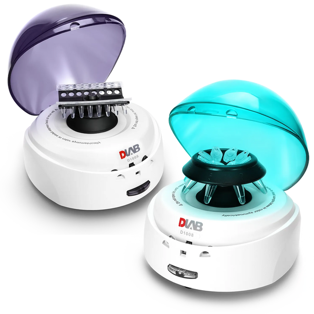 Mini Centrifuge for Microtubes and PCR Strips (Dual Rotors)