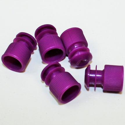 12mm Flange Plug Cap, PE, Non-Sterile (2000 Count)