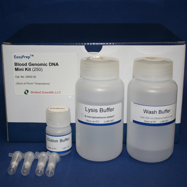 Blood DNA Miniprep Kit (250 Prep)