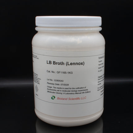 LB Broth (Lennox) Dry Powder, pH7.0