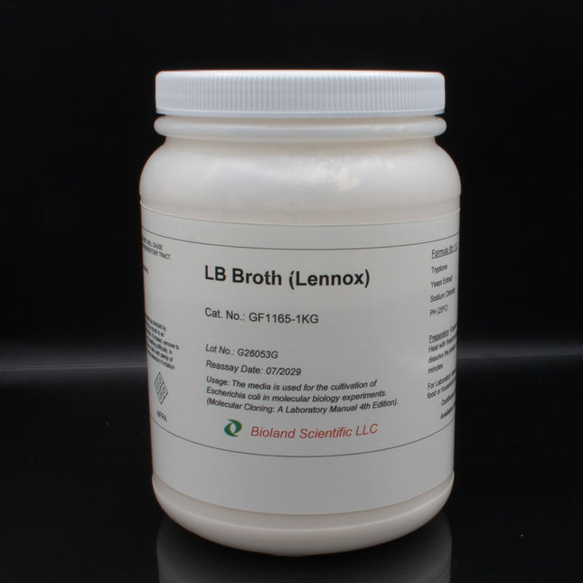 LB Broth (Lennox) Dry Powder, pH7.0