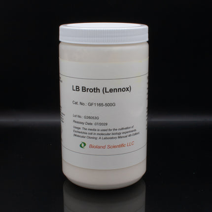 LB Broth (Lennox) Dry Powder, pH7.0