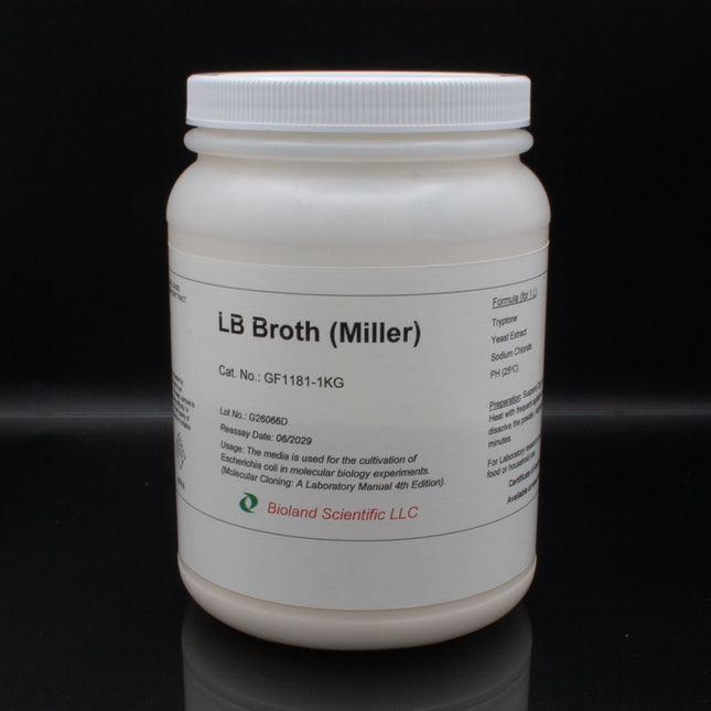 LB Broth (Miller) Dry Powder, pH7.0