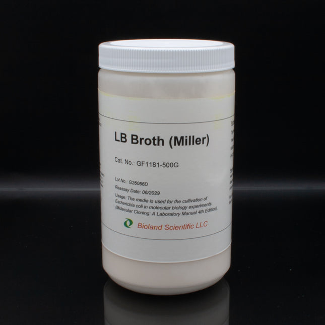 LB Broth (Miller) Dry Powder, pH7.0