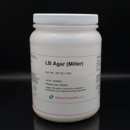 LB Agar (Miller), Dry Powder