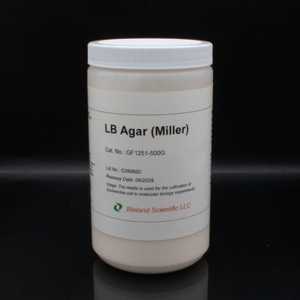 LB Agar (Miller), Dry Powder