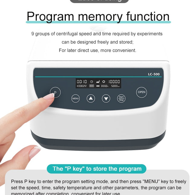 96-Well PCR Plate Centrifuge (4-Plate Rotor)