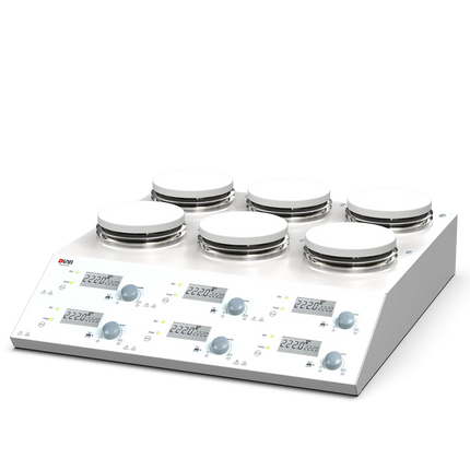 DLAB 6-Channel Digital Magnetic Hotplate Stirrer