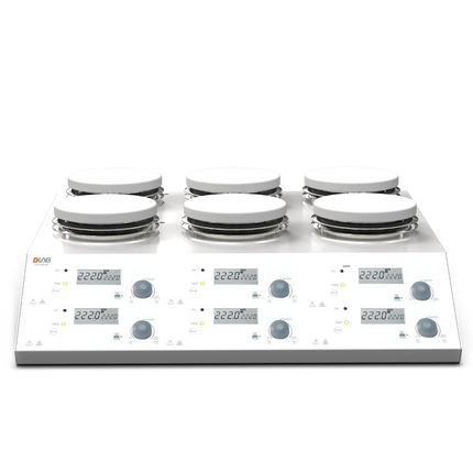 DLAB 6-Channel Digital Magnetic Hotplate Stirrer