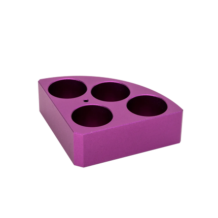 Purple quarter pie