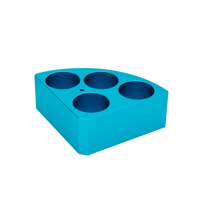 Blue quarter pie
