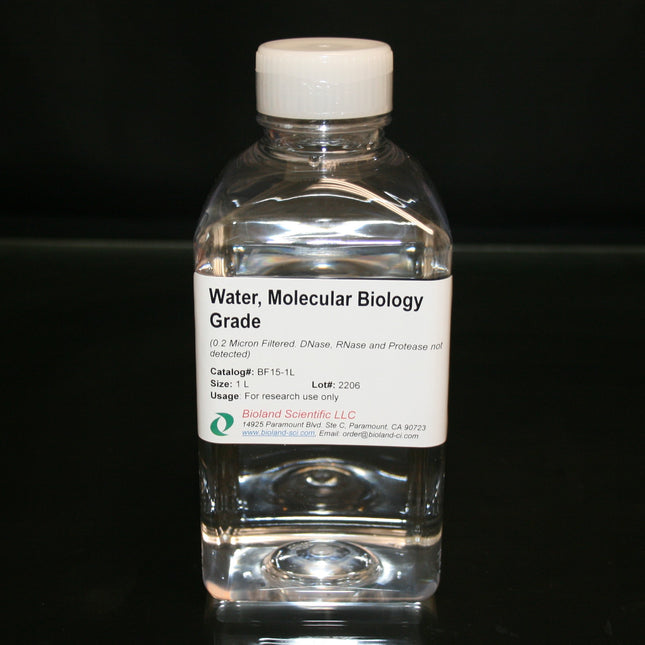Nuclease-Free Molecular Grade Water, Not DEPC-Treated (1L)