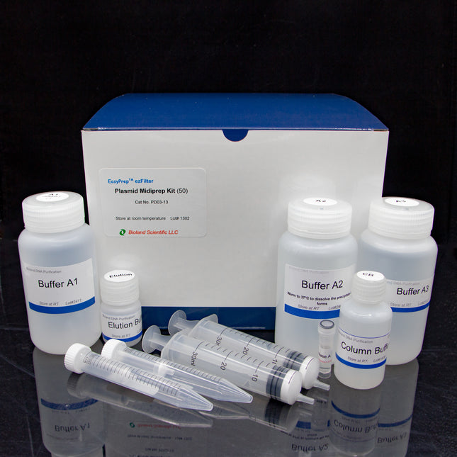 EasyFilter Plasmid Midiprep Kit (50 Preps)