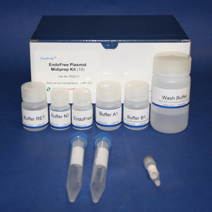 Endofree Plasmid Midiprep Kit (10 Preps)