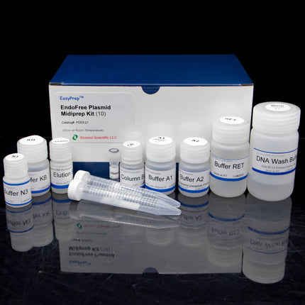 Endofree Plasmid Midiprep Kit (10 Preps)