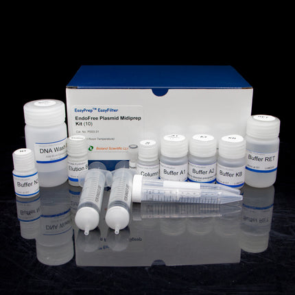 Endofree EasyFilter Plasmid Midiprep Kit (10 Preps)
