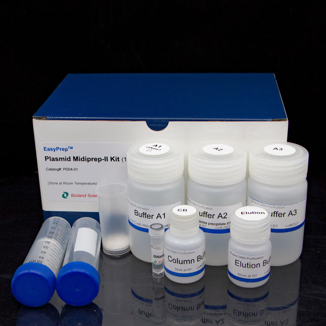 Plasmid midiprep-II kit (10 Preps)