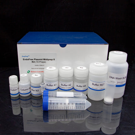 Endofree plasmid midiprep II kit (10 Preps)
