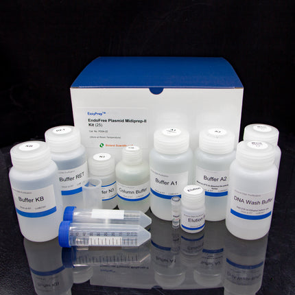 Endofree plasmid midiprep II kit (25 Preps)