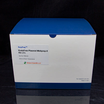 Endofree plasmid midiprep II kit (25 Preps)