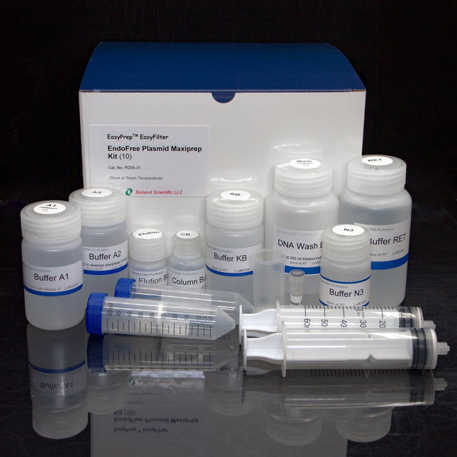 Endofree EasyFilter Plasmid Maxiprep Kit (10 Preps)
