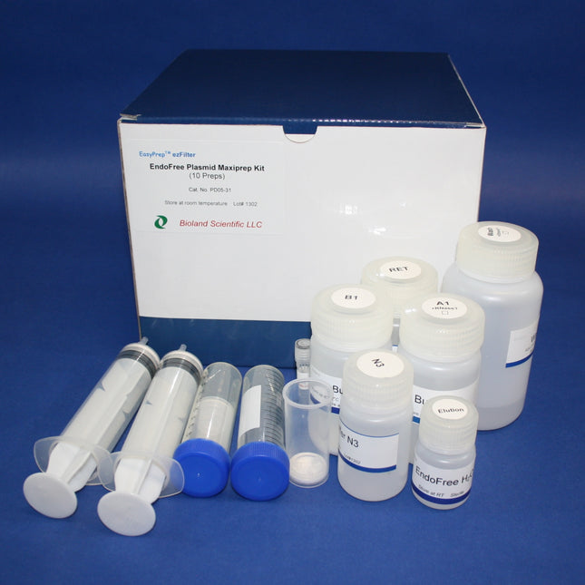 Endofree EasyFilter Plasmid Maxiprep Kit (10 Preps)