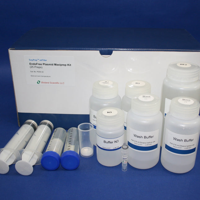 Endofree EasyFilter Plasmid Maxiprep Kit (25 Preps)