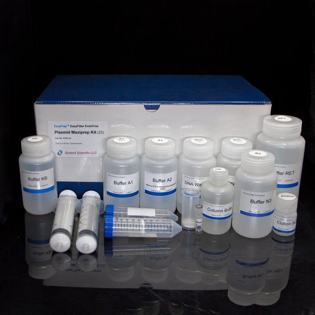 Endofree EasyFilter Plasmid Maxiprep Kit (25 Preps)