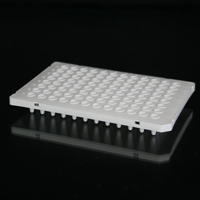 0.1ml 96-well Semi-Skirt PCR White Plate for Roche, Bio-Rad (50 Count)
