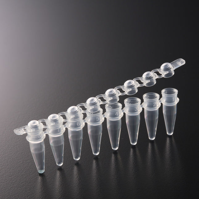 0.2ml PCR 8-Tube Strips, Dome Caps (120 Strips)